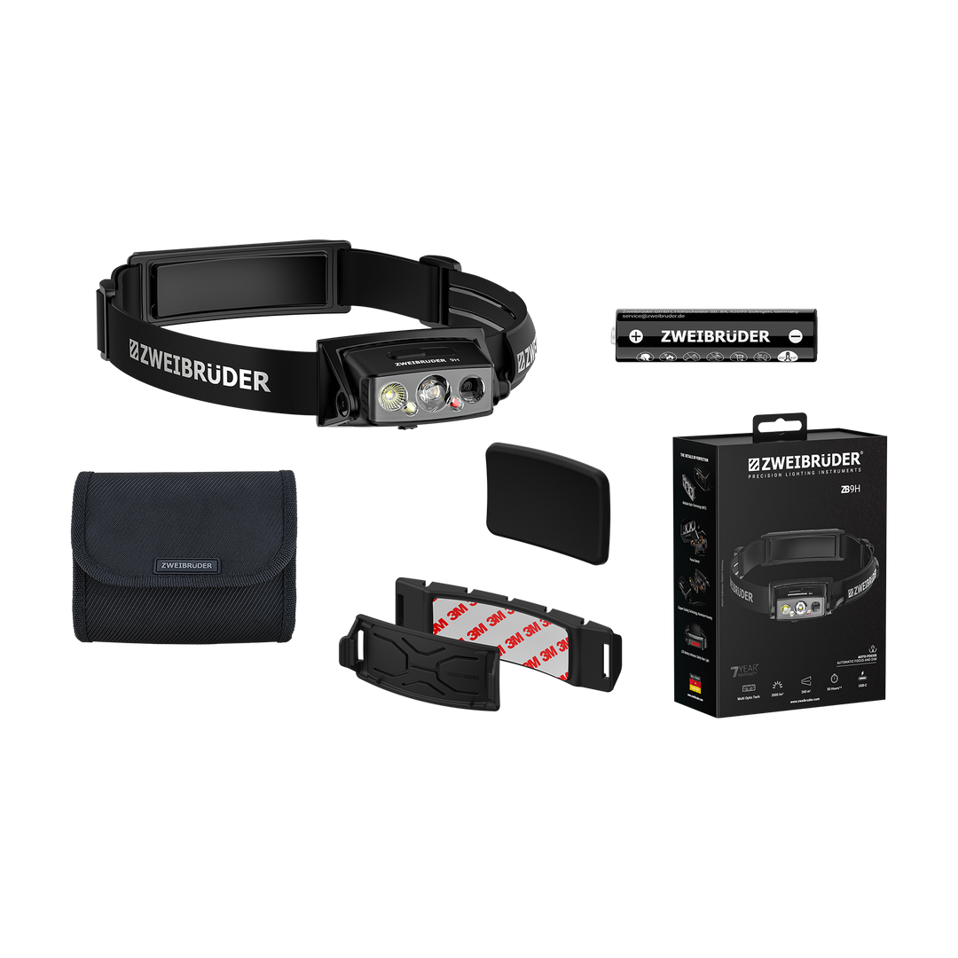 Zweibrüder ZB9H LED Headlamp 2000 lumens